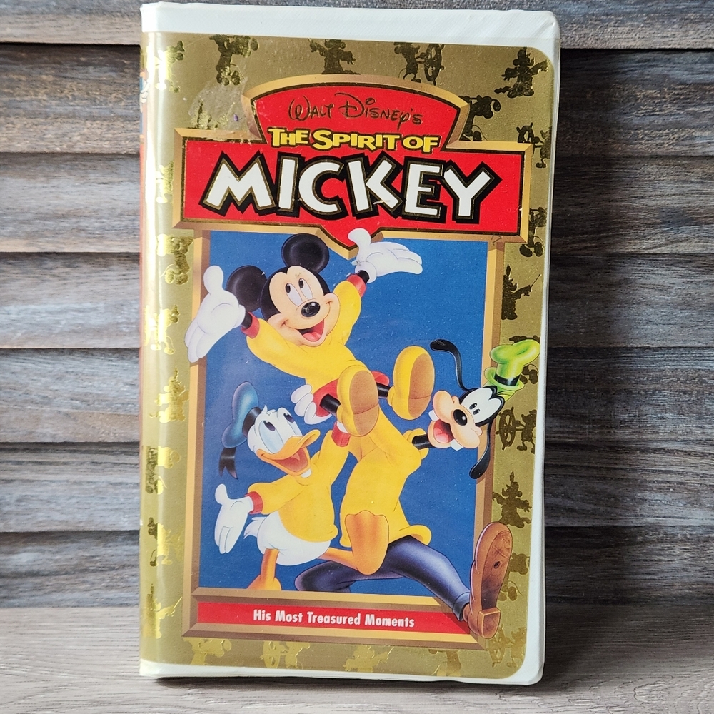 🖤 Walt Disney Spirit Of Mickey Vhs Tape Animated Family Movie